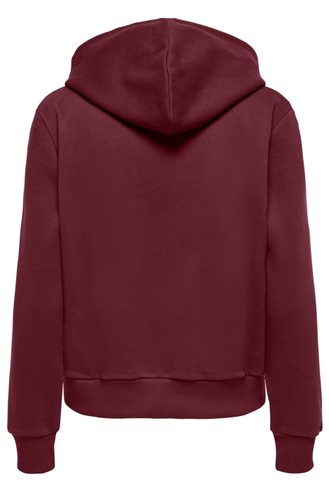 Only bordeaux dames sweater | Achteraanzicht
