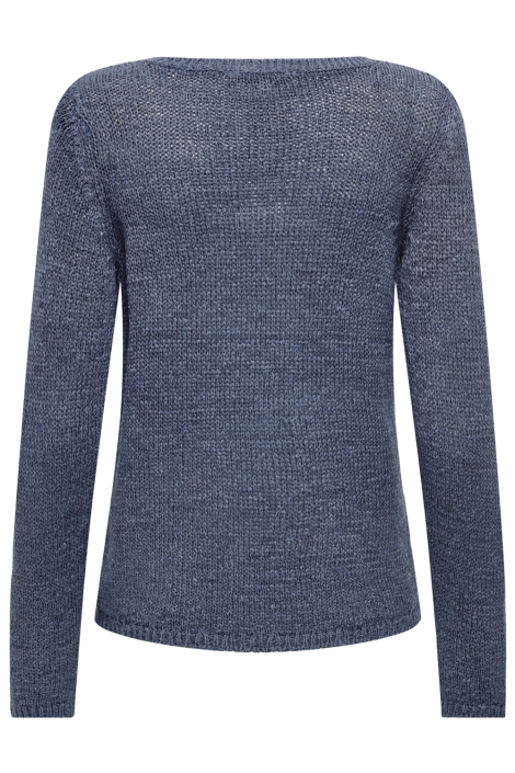 Only blauwe dames trui | Achteraanzicht