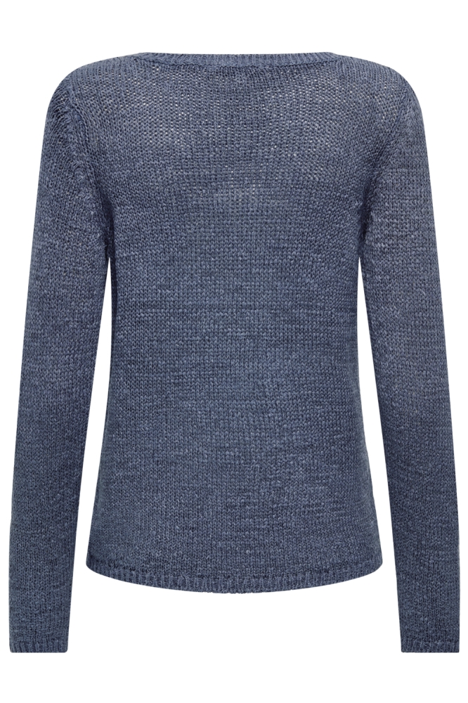 Only blauwe dames trui | Achteraanzicht