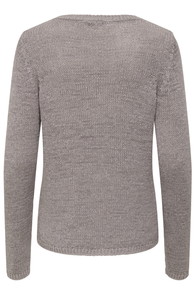 Only grijze dames trui | Achteraanzicht