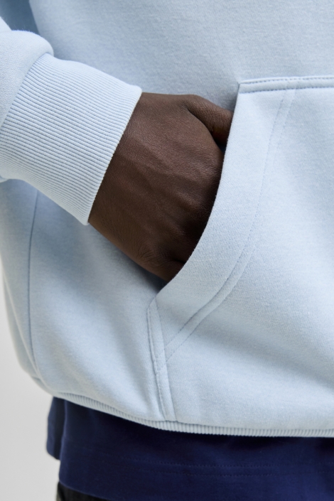 Jack & Jones blauwe heren sweater | Close up