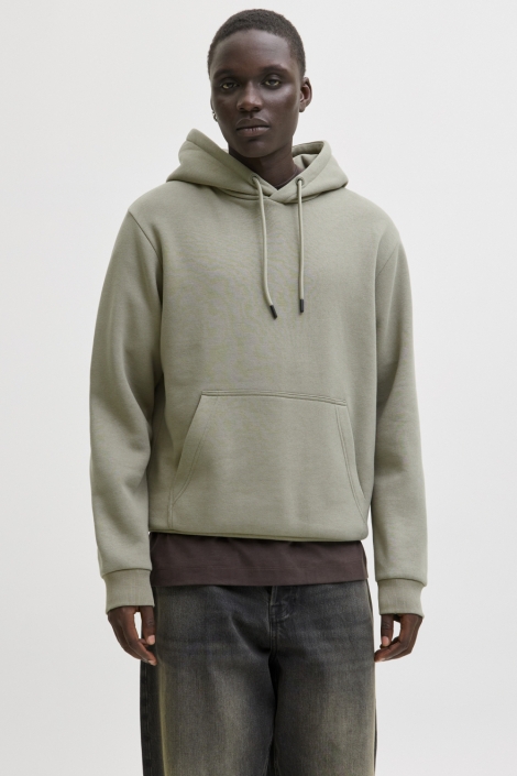 Jack & Jones groene heren sweater | Model vooraanzicht