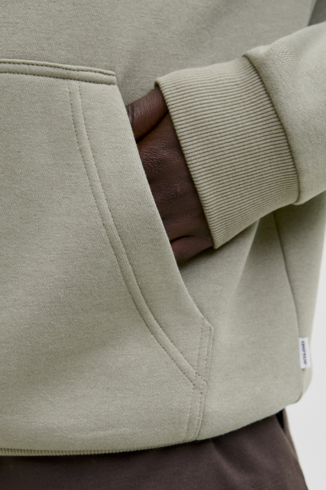 Jack & Jones groene heren sweater | Close up