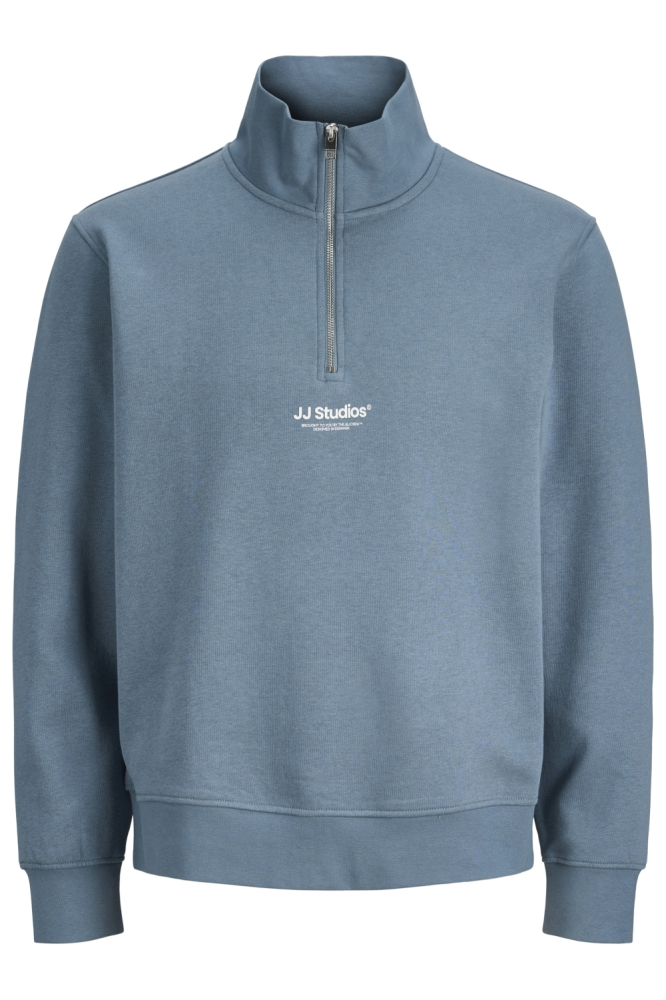 Jack & Jones blauwe heren sweater | Vooraanzicht