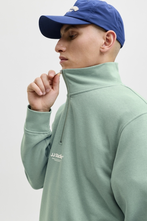 Jack & Jones groene heren sweater | Unique Selling Point