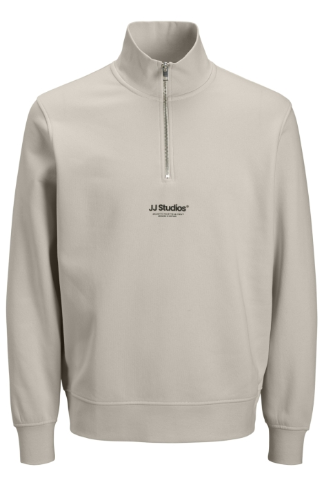 Jack & Jones beige heren sweater | Vooraanzicht