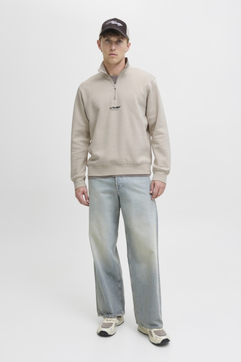 Jack & Jones beige heren sweater | Model