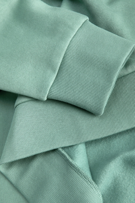 Jack & Jones groene heren sweater | Close up