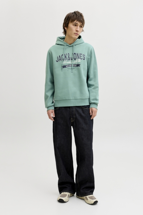 Jack & Jones groene heren sweater | Model