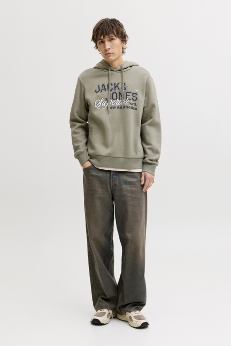 Jack & Jones groene heren sweater | Model