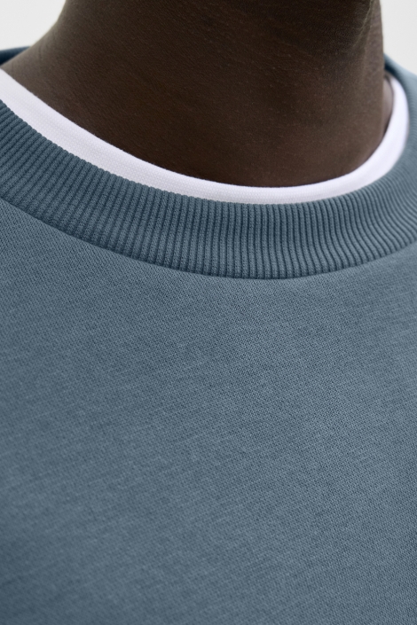 Jack & Jones blauwe heren sweater | Close up