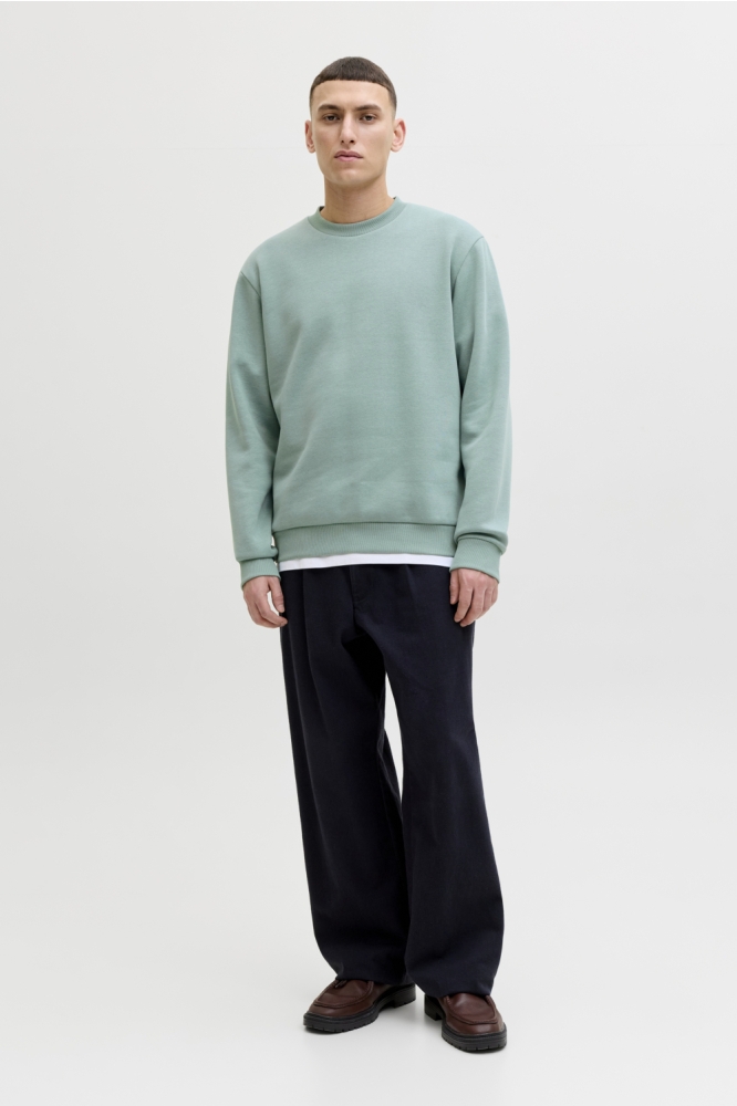 Jack & Jones groene heren sweater | Model
