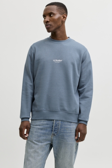 Jack & Jones JJESOHO SWEAT CREW NECK NOOS 12278791 BLUE MIRAGE