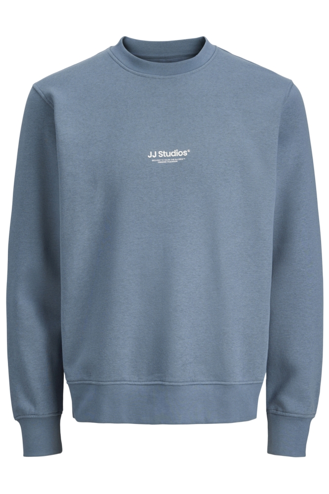 Jack & Jones blauwe heren sweater | Vooraanzicht