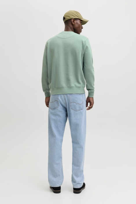 Jack & Jones groene heren sweater | Model