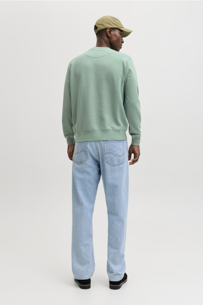 Jack & Jones groene heren sweater | Model