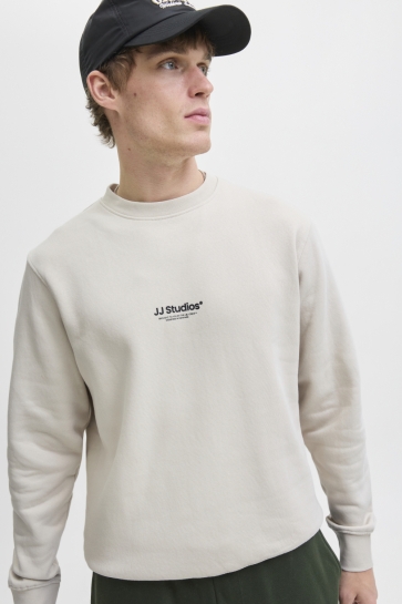 Jack & Jones JJESOHO SWEAT CREW NECK NOOS 12278791 MOONBEAM
