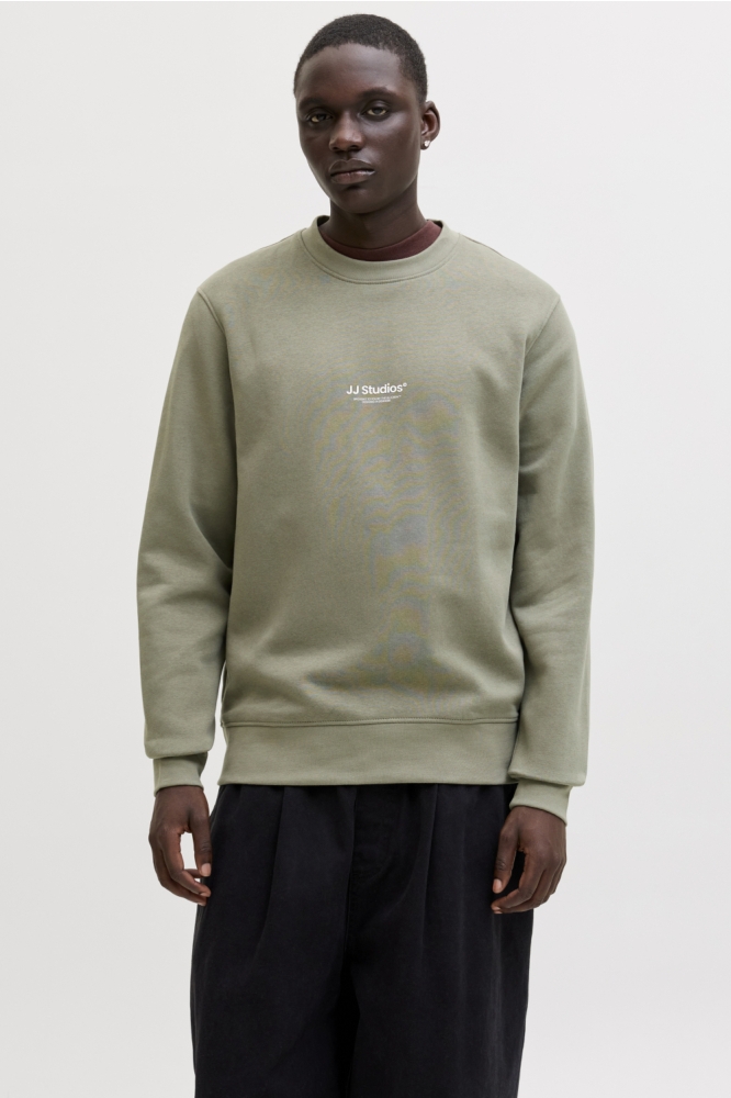 Jack & Jones groene heren sweater | Model