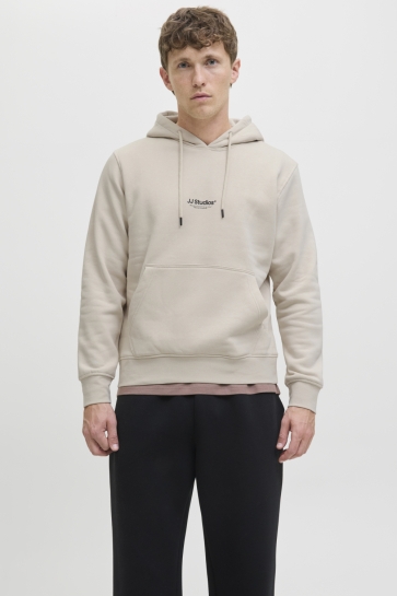 Jack & Jones Trui JJESOHO SWEAT HOOD NOOS 12278789 MOONBEAM