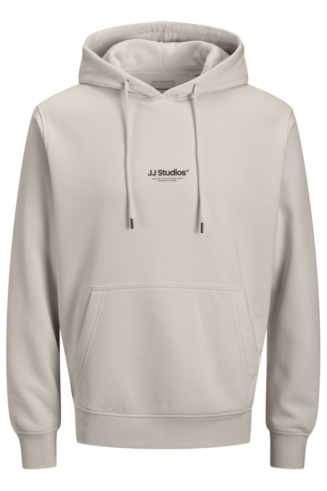 Jack & Jones beige heren sweater | Vooraanzicht