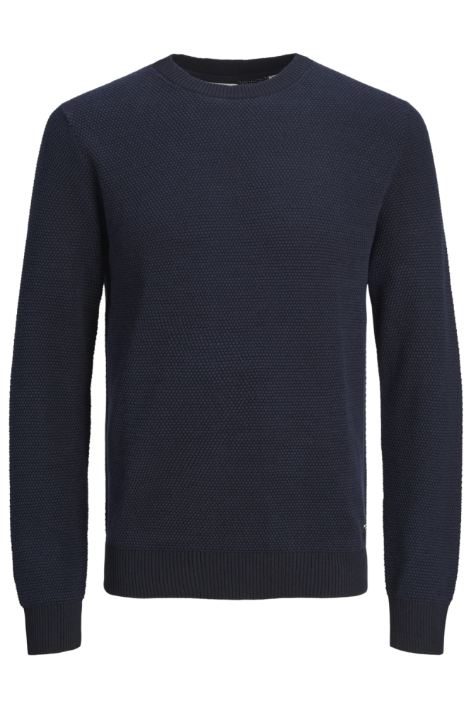 Jack & Jones blauwe heren trui | Vooraanzicht