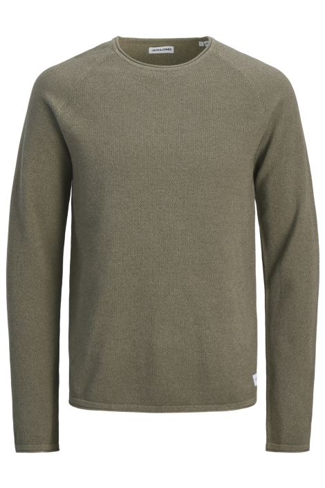 Jack & Jones groene heren trui | Vooraanzicht