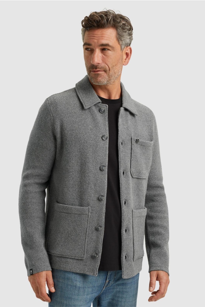 Vanguard grijze heren vest | Model vooraanzicht