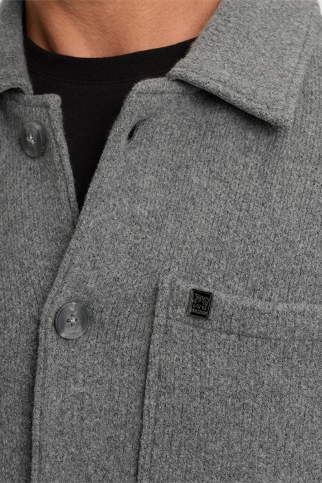 Vanguard grijze heren vest | Close up