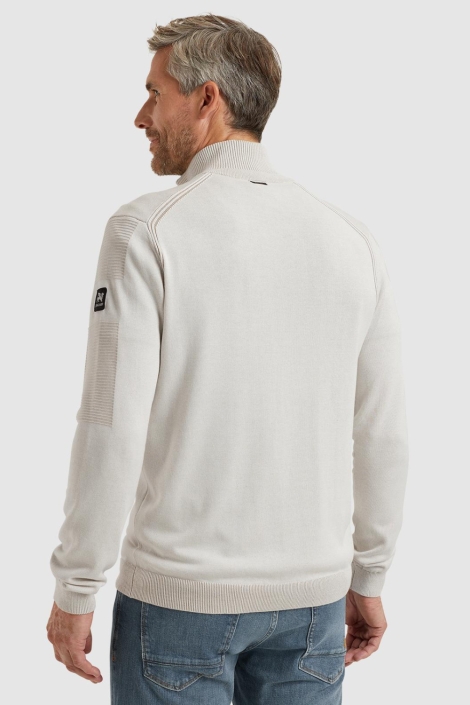 Vanguard beige heren vest | Model achteraanzicht