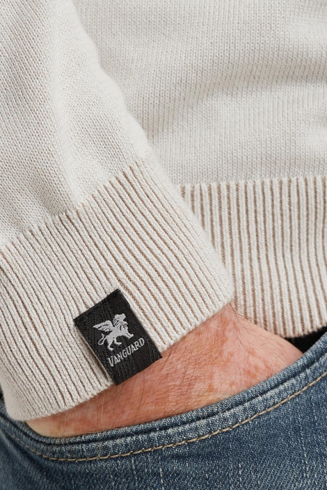 Vanguard beige heren vest | Close up