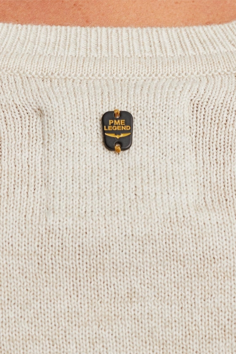 PME legend beige heren trui | Kleurstaal