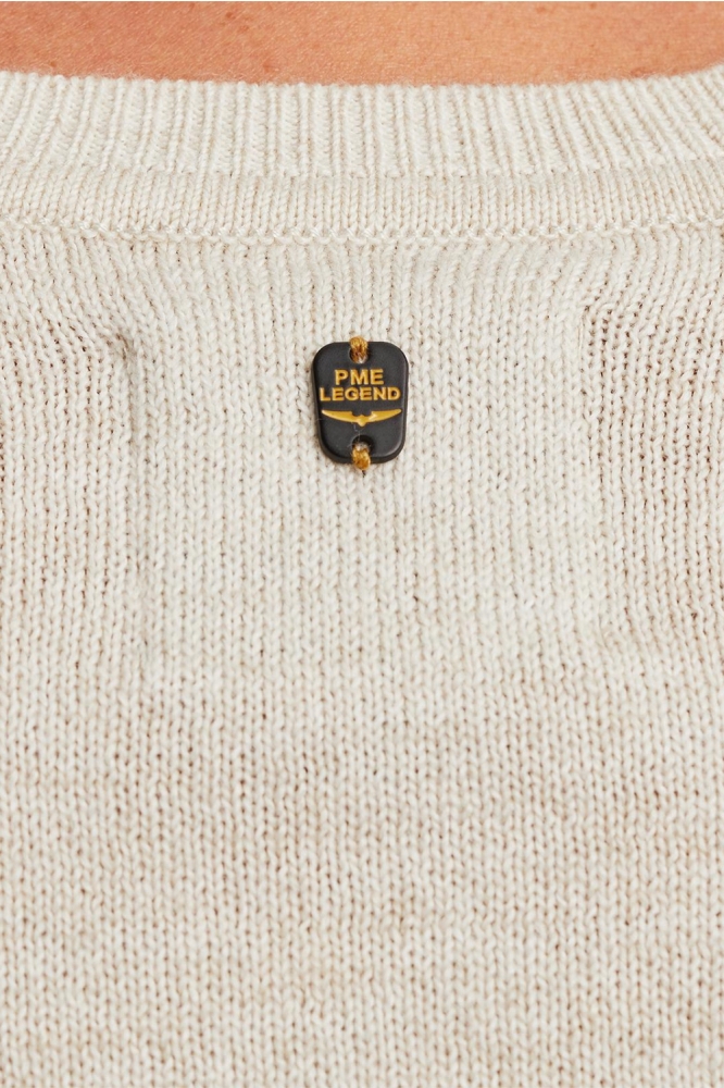 PME legend beige heren trui | Kleurstaal