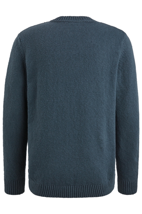 Cast Iron blauwe heren trui | Achteraanzicht