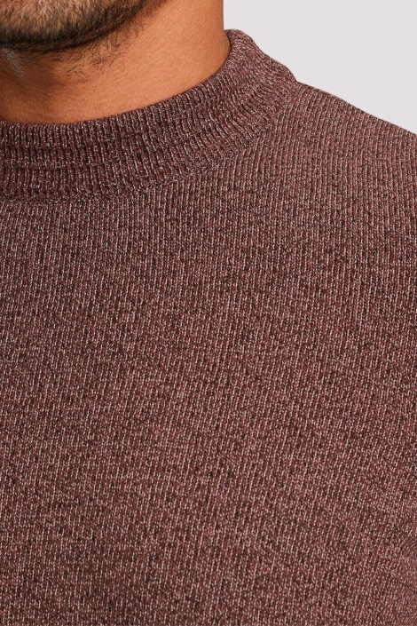 Cast Iron bruine heren trui | Kleurstaal