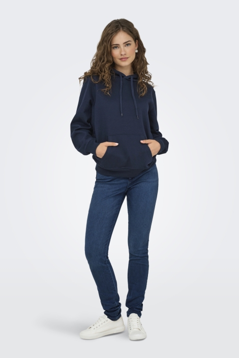 Only blauwe dames sweater | Model