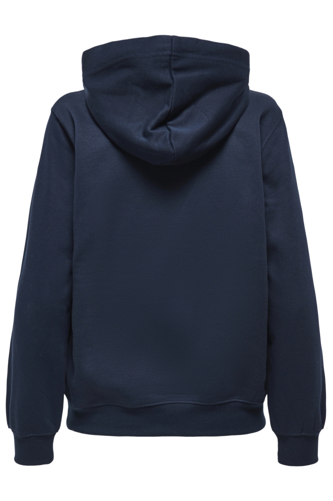 Only blauwe dames sweater | Achteraanzicht