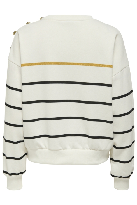 Only witte dames sweater | Achteraanzicht