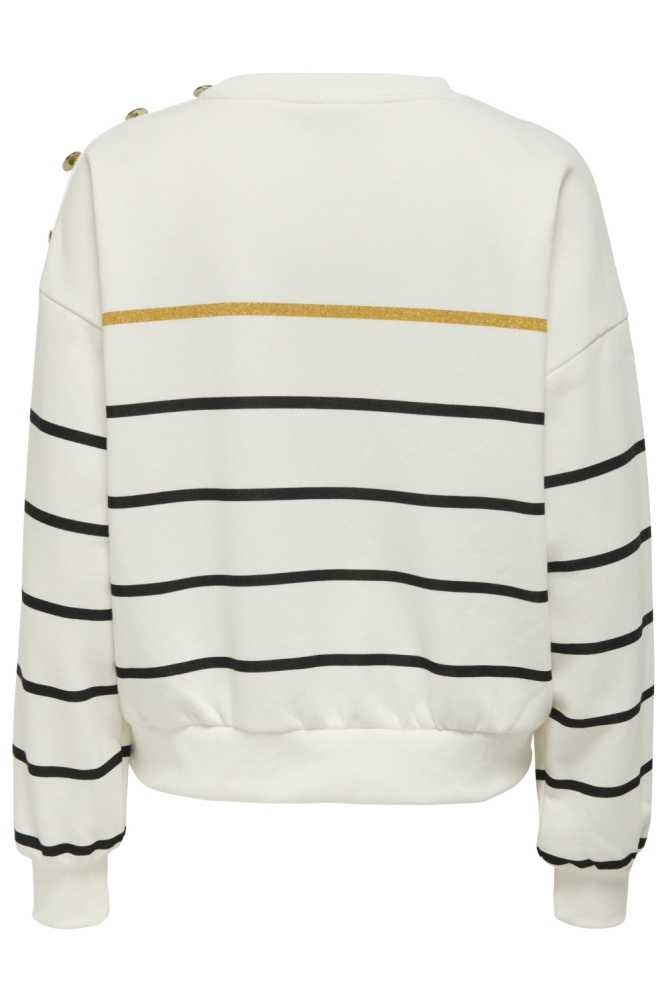 Only witte dames sweater | Achteraanzicht
