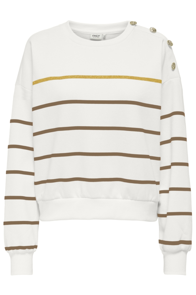 Only witte dames sweater | Vooraanzicht