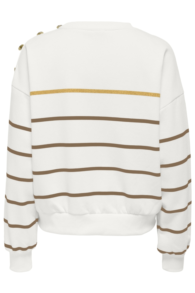 Only witte dames sweater | Achteraanzicht