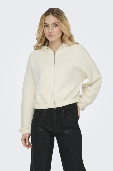 Only Vest ONLSCARLETT LIFE LS ZIP HOOD SWT NO 15346449 BIRCH