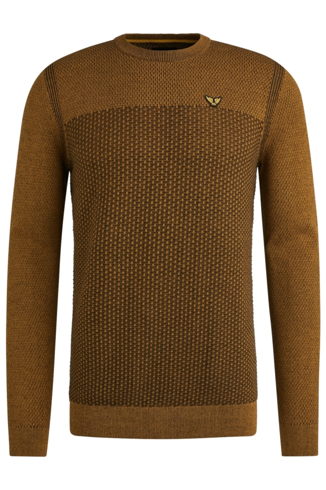PME legend camel heren trui | Vooraanzicht