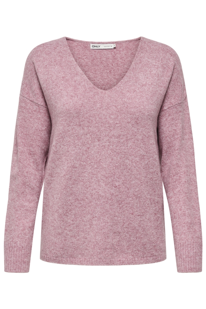 Only roze dames trui | Vooraanzicht