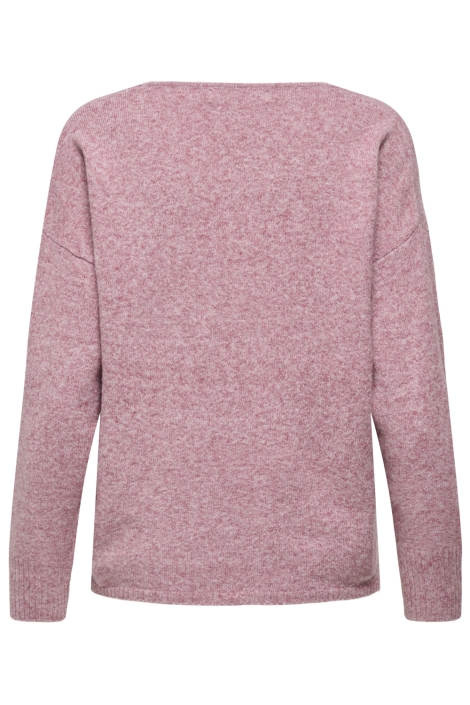Only roze dames trui | Achteraanzicht