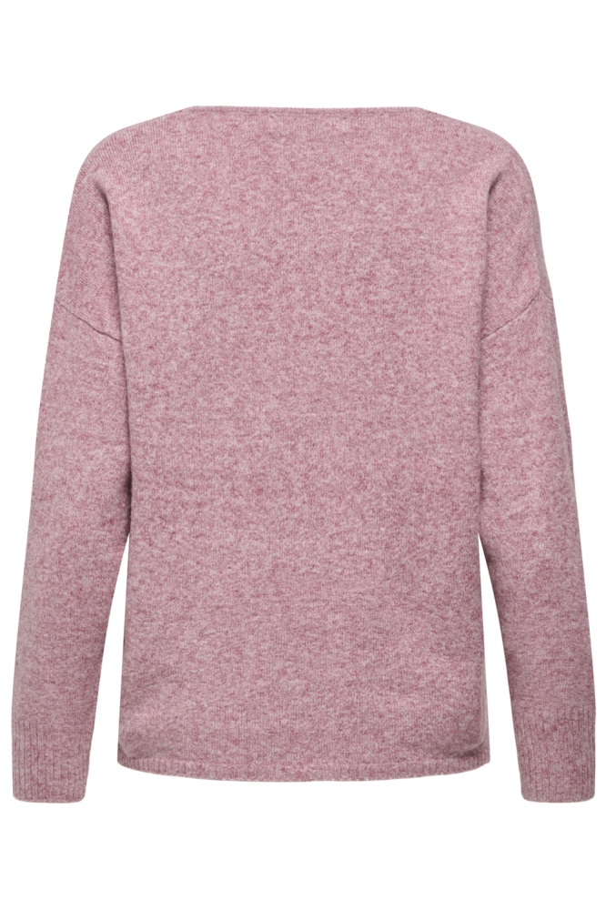 Only roze dames trui | Achteraanzicht