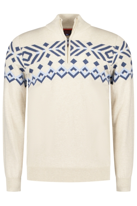 NZA beige heren trui | Vooraanzicht