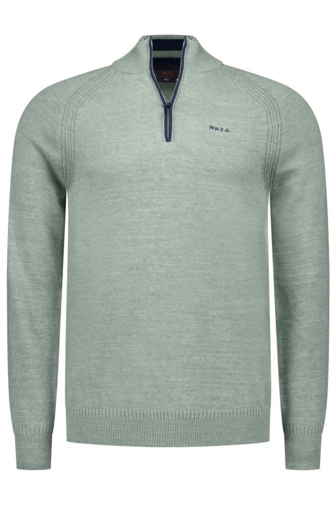 NZA groene heren trui | Vooraanzicht