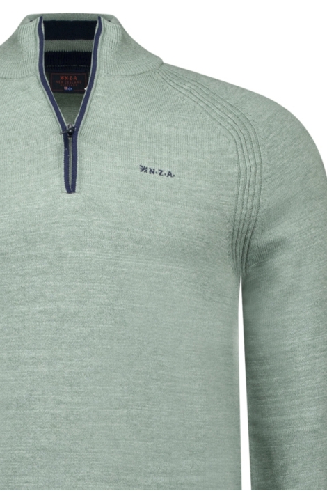 NZA groene heren trui | Close up