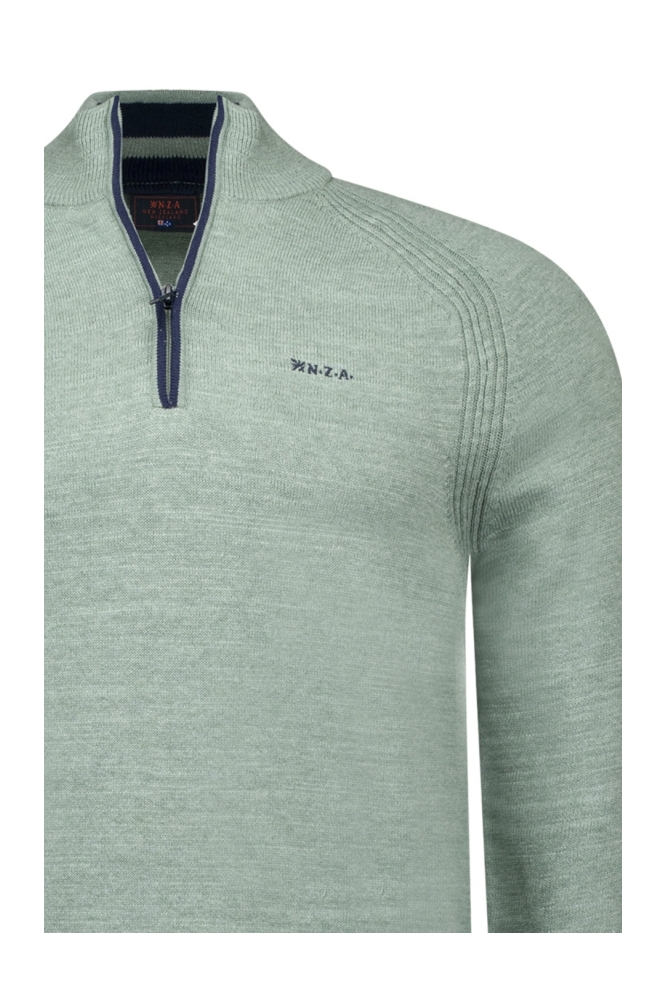 NZA groene heren trui | Close up