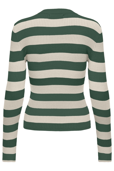 Only groene dames trui | Achteraanzicht